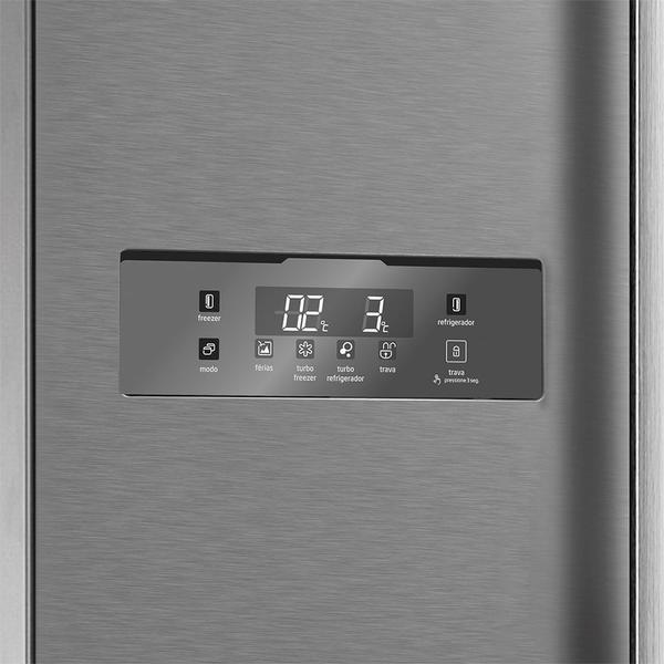 Imagem de Geladeira Frost Free Side by Side 528L cor Inox Midea