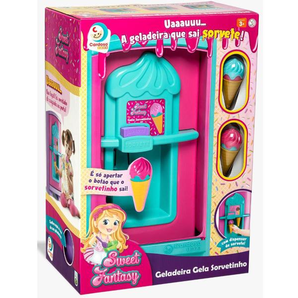 Imagem de Geladeira Gela Sorvete Sweet Fantasy Infantil Com Acessórios