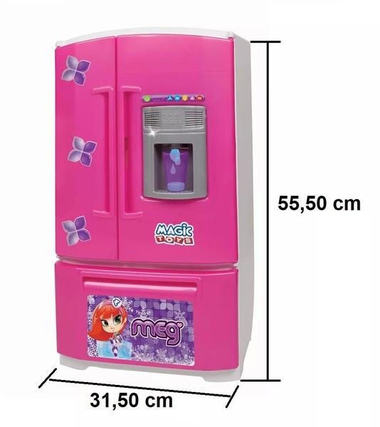 Imagem de Geladeira Inverse Infantil Sai Água Rosa 8053 Magic Toys