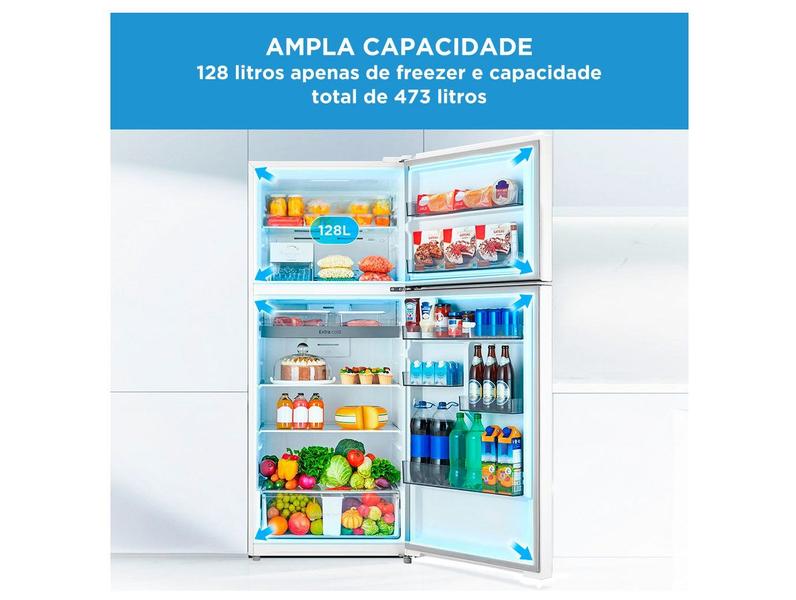 Geladeira Midea Frost Free Duplex 473L Inverter RT611EVK Branca