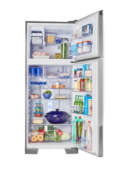 Geladeira panasonic 2 portas bt50 aço escovado 435l - 127v Imagem de Geladeira panasonic 2 portas bt50 aço escovado 435l - 127v