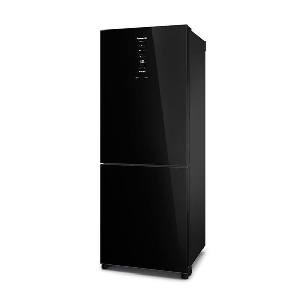 Imagem de Geladeira Panasonic BB65 Black Glass Inverse Frost Free 450L Inverter A+++ - NR-BB65GVFB