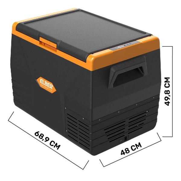 Geladeira Portátil Black Para Caminhão 65 Litros Bivolt 12V / 24V - Elber Imagem de Geladeira Portátil Black Para Caminhão 65 Litros Bivolt 12V / 24V - Elber