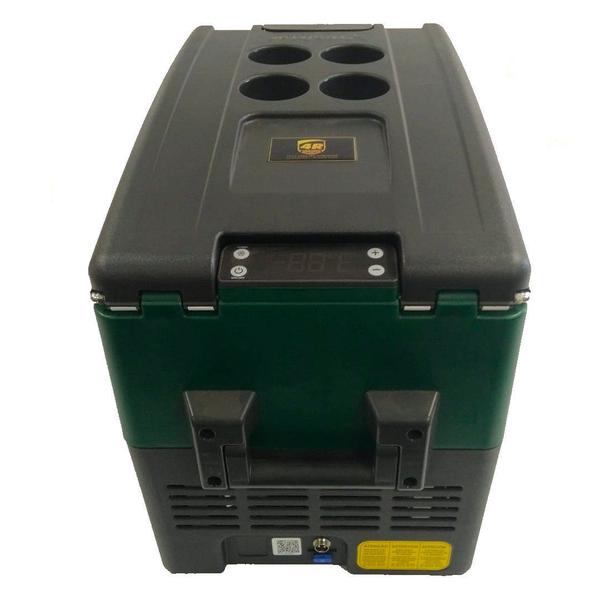 Imagem de Geladeira Portátil P/Camping 31 Litros 12v/24v Resfriar Verde C/Bluetooth