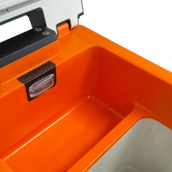 Geladeira Portátil P/Pesca 31 Litros 12v/24v Resfriar Laranja C/Bluetooth Imagem de Geladeira Portátil P/Pesca 31 Litros 12v/24v Resfriar Laranja C/Bluetooth