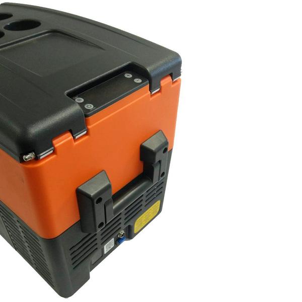 Geladeira Portátil P/Pesca 31 Litros 12v/24v Resfriar Laranja C/Bluetooth Imagem de Geladeira Portátil P/Pesca 31 Litros 12v/24v Resfriar Laranja C/Bluetooth