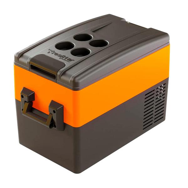 Geladeira Portátil P/Pesca 31 Litros 12v/24v Resfriar Laranja C/Bluetooth Imagem de Geladeira Portátil P/Pesca 31 Litros 12v/24v Resfriar Laranja C/Bluetooth