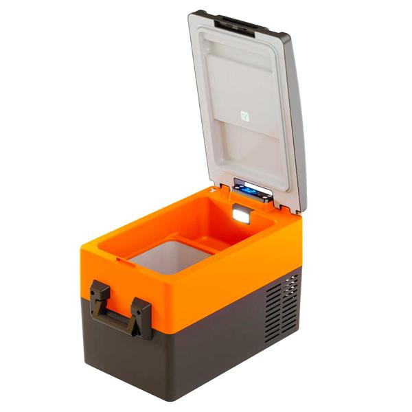 Geladeira Portátil P/Pesca 31 Litros 12v/24v Resfriar Laranja C/Bluetooth Imagem de Geladeira Portátil P/Pesca 31 Litros 12v/24v Resfriar Laranja C/Bluetooth