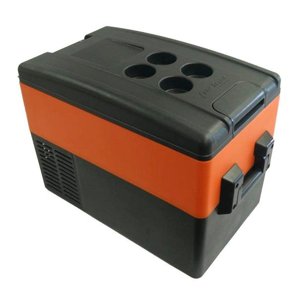 Geladeira Portátil P/Pesca 31 Litros 12v/24v Resfriar Laranja C/Bluetooth Imagem de Geladeira Portátil P/Pesca 31 Litros 12v/24v Resfriar Laranja C/Bluetooth