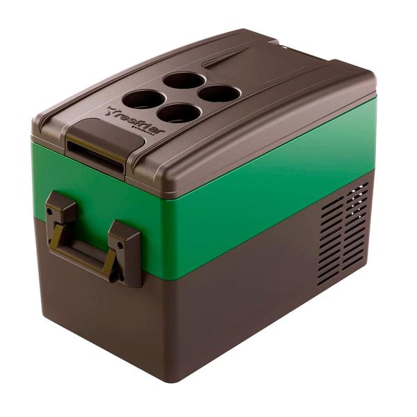 Imagem de Geladeira Portátil P/Van 31 Litros Quadrivolt 12v/24v/110v/220v Resfriar Verde C/Bluetooth