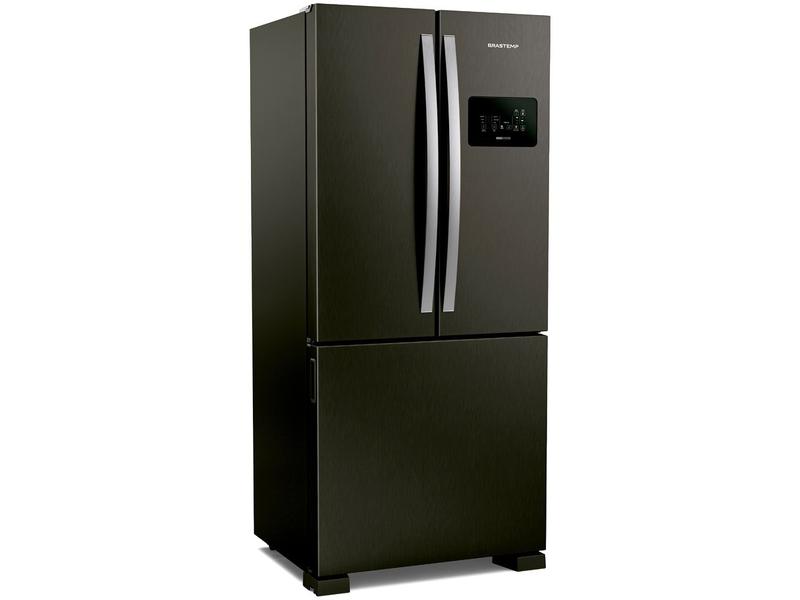 Imagem de Geladeira/Refrigerador Brastemp Frost Free Side by Side Black Inox 554L BRO85AE