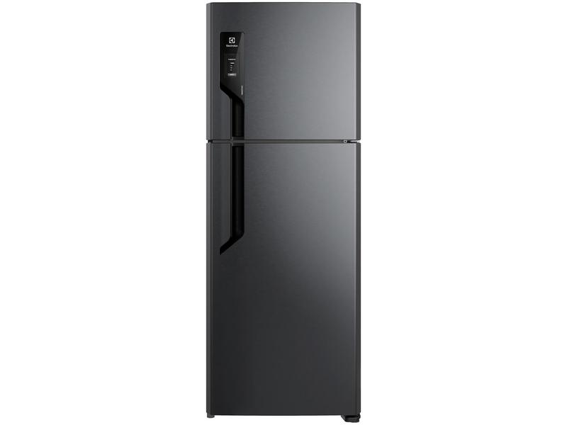 Geladeira/Refrigerador Electrolux Frost Free Duplex Black Inox Look 480L Efficient TF71B Geladeira/Refrigerador Electrolux Frost Free Duplex Black Inox Look 480L Efficient TF71B