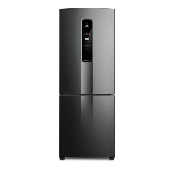 Geladeira/Refrigerador Electrolux Frost Free - Inverse Black Inox Look 490L IB7B