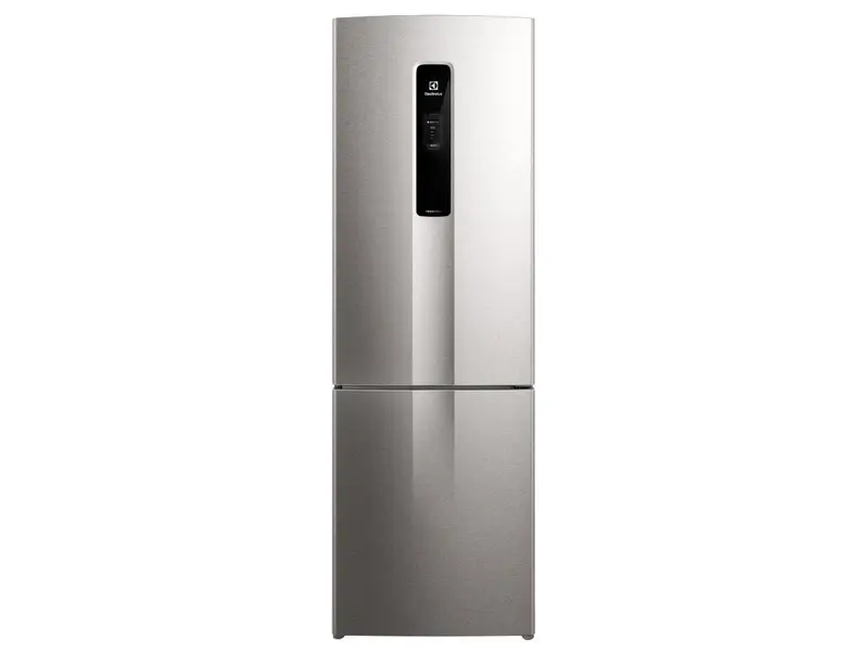 Geladeira/Refrigerador Electrolux Frost Free Inverse Inox Look 400L Efficient IB6S Bivolt