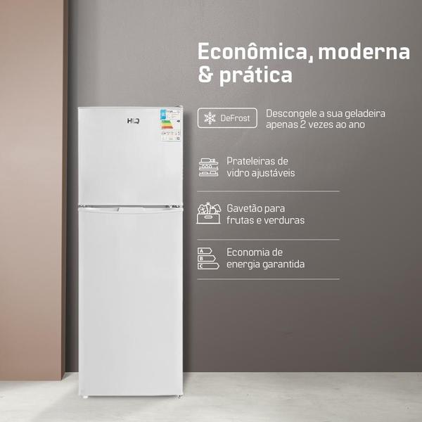 Imagem de Geladeira Refrigerador HQ Defrost 150 Litros Branco HQ-150RDF 127V