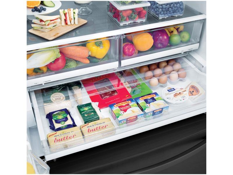 Imagem de Geladeira/Refrigerador LG Smart Side by Side French Door Black Inox 660L GM-X288NQXH