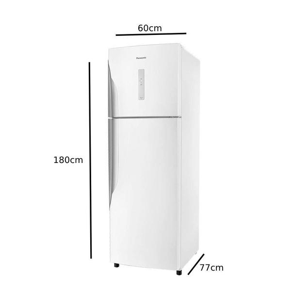 Imagem de Geladeira/Refrigerador Panasonic 387 Litros A+++ NR-BT41PD1W  2 Portas, Frost Free, Painel Eletrônico, Branco