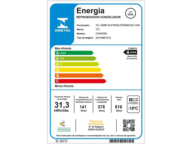 Imagem de Geladeira/Refrigerador TCL Multidoor 4 Portas