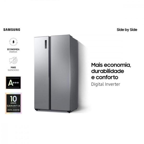 Imagem de Geladeira Side By Side RS52 Cooling 490L Inox 220V