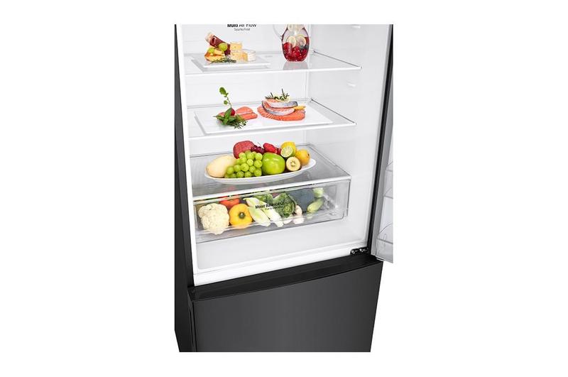 Imagem de Geladeira Smart LG Frost Free Inverter 451L Inverse Cor Black Inox (GC-B569NQL) - 220V