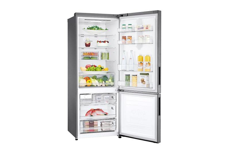 Imagem de Geladeira Smart LG Frost Free Inverter 451L Inverse cor Inox Look (GC-B569NLL)