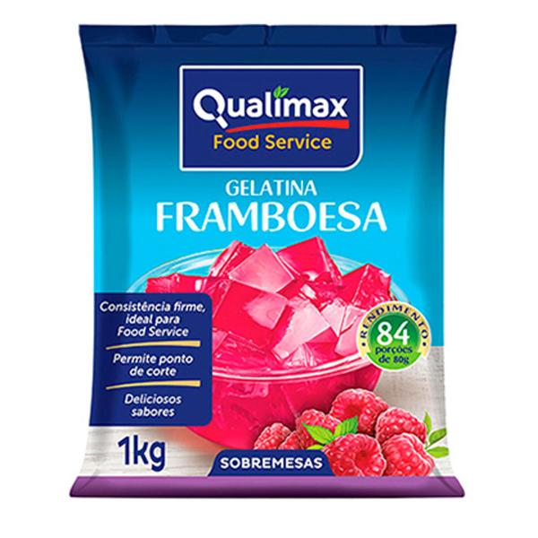 Gelatina 1Kg Qualimax - Uso Profissional Alto Rendimento / Food Service Consistência Firme Imagem de Gelatina 1Kg Qualimax - Uso Profissional Alto Rendimento / Food Service Consistência Firme