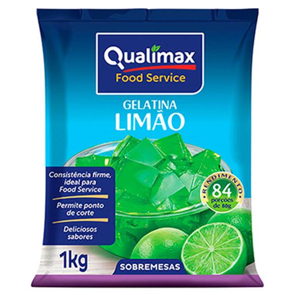 Imagem de Gelatina 1Kg Qualimax - Uso Profissional Alto Rendimento / Food Service Consistência Firme