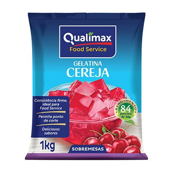 Gelatina 1Kg Qualimax - Uso Profissional Alto Rendimento / Food Service Consistência Firme Imagem de Gelatina 1Kg Qualimax - Uso Profissional Alto Rendimento / Food Service Consistência Firme