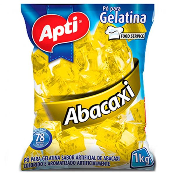 Gelatina Apti Abacaxi 1kg Imagem de Gelatina Apti Abacaxi 1kg