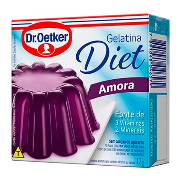 Gelatina de Framboesa Diet Dr. Oetker 12g Imagem de Gelatina de Framboesa Diet Dr. Oetker 12g