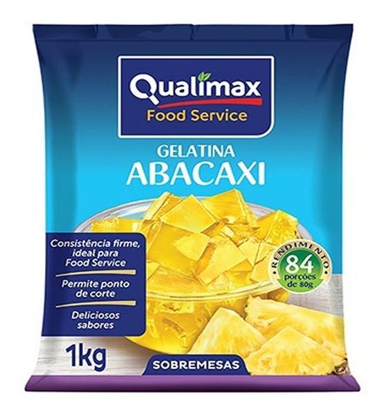 Gelatina em Pó Sabor Uva Qualimax 1kg - Food Service Rende 84 Porçoes Imagem de Gelatina em Pó Sabor Uva Qualimax 1kg - Food Service Rende 84 Porçoes