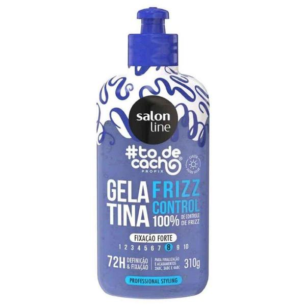 Imagem de Gelatina Frizz Control Fixação Forte 310g - Salon Line