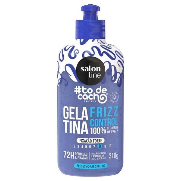 Imagem de Gelatina Frizz Control Fixação Forte 310g - Salon Line