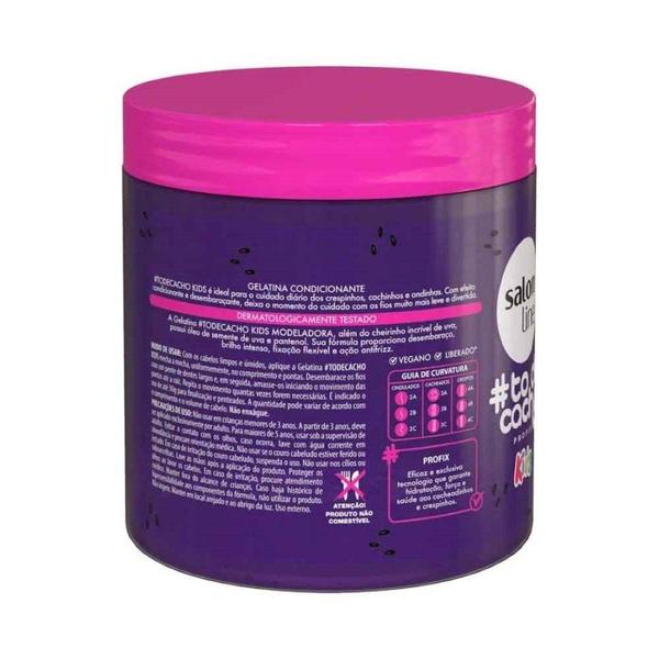 Imagem de Gelatina Modeladora Kids Uva 550g - Salon Line