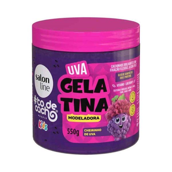 Imagem de Gelatina Modeladora Kids Uva 550g - Salon Line