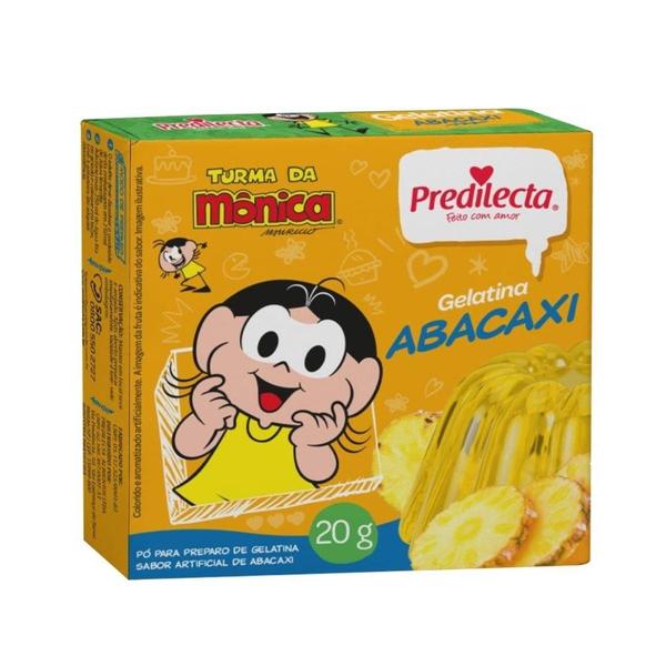 Imagem de Gelatina predilecta abacaxi turma da monica 36x20g