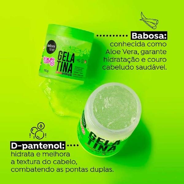 Imagem de Gelatina Salon Line Todecacho Babosa 320g