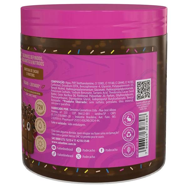 Imagem de Gelatina Salon Line Todecacho Chocolate 550g