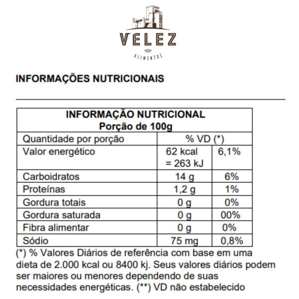 Gelatina sem sabor e incolor VELEZ 500g Imagem de Gelatina sem sabor e incolor VELEZ 500g