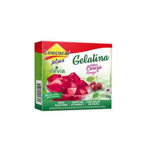 Imagem de Gelatina Stevia Lowçucar Plus Cereja 10g