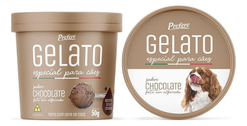 Imagem de Gelato para Cachorro - Chocolate - Sem Conservantes