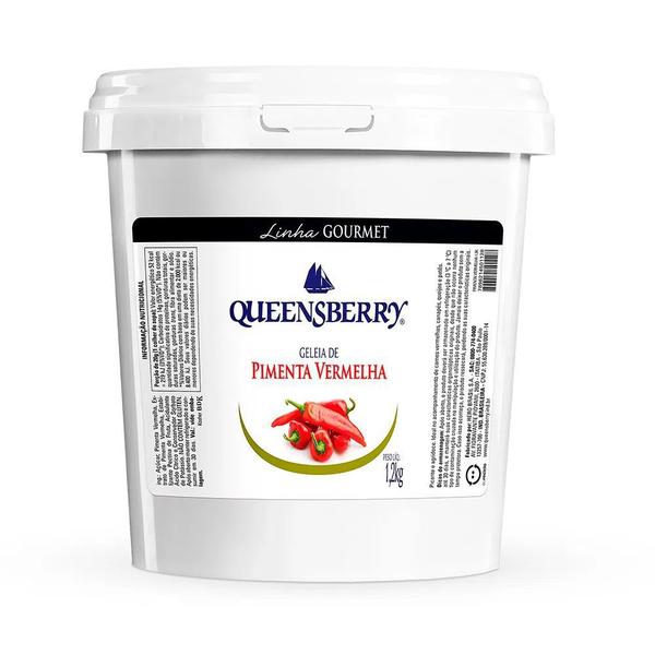 Imagem de Geleia Agridoce De Pimenta Vermelha Queensberry Gourmet 1,2k