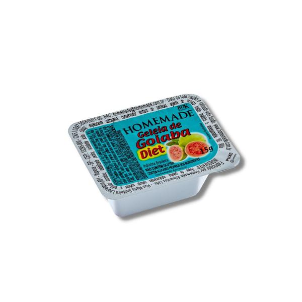 Geleia blister homemade diet morango e goiaba cx 144x15gr Imagem de Geleia blister homemade diet morango e goiaba cx 144x15gr