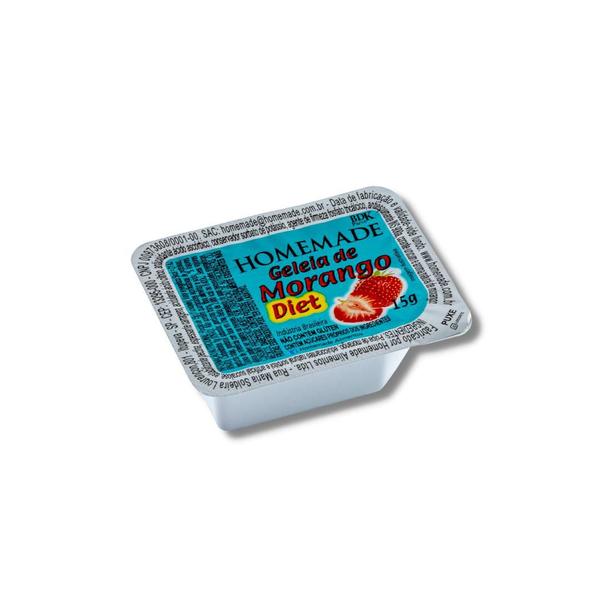 Geleia blister homemade diet morango e goiaba cx 144x15gr Imagem de Geleia blister homemade diet morango e goiaba cx 144x15gr