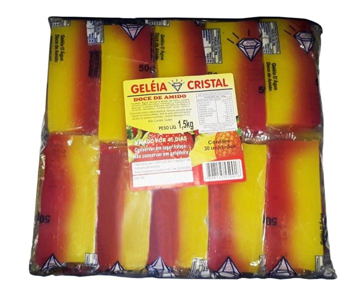 Geleia d'agua 50g c/ 30 unidades - Cristal Imagem de Geleia d'agua 50g c/ 30 unidades - Cristal