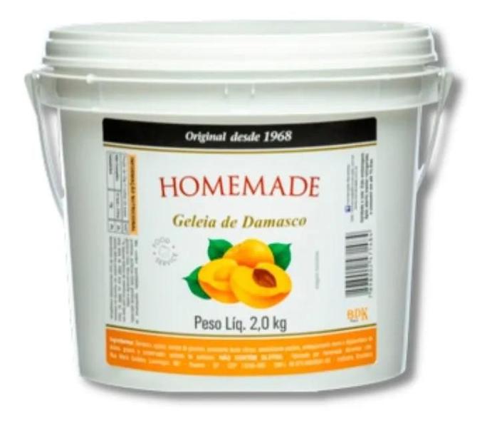 Geleia Damasco Homemade Balde 2kg Food Service Imagem de Geleia Damasco Homemade Balde 2kg Food Service