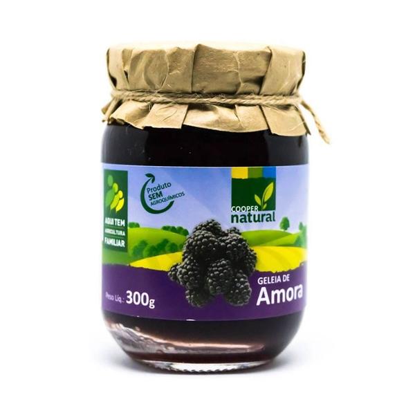 Geleia De Amora 100% Fruta Orgânico Sem Açúcar 180G - Coopernatural Imagem de Geleia De Amora 100% Fruta Orgânico Sem Açúcar 180G