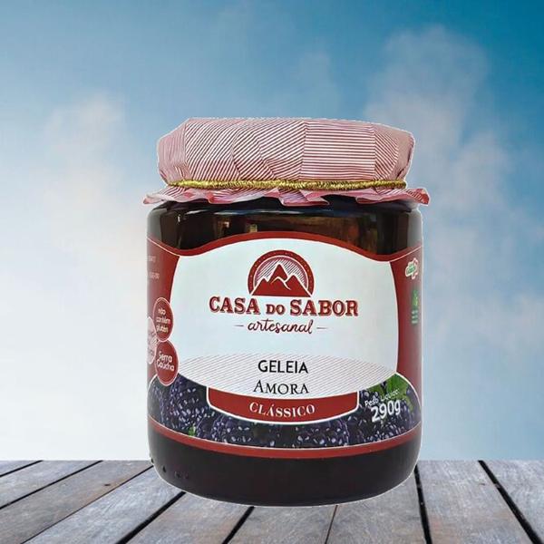 Imagem de Geleia de Amora Artesanal CASA DO SABOR 290g