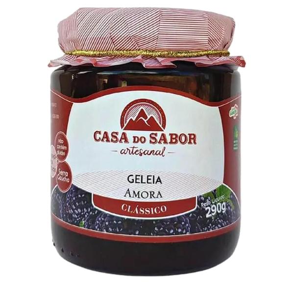 Imagem de Geleia De Amora Artesanal Casa Do Sabor 290G