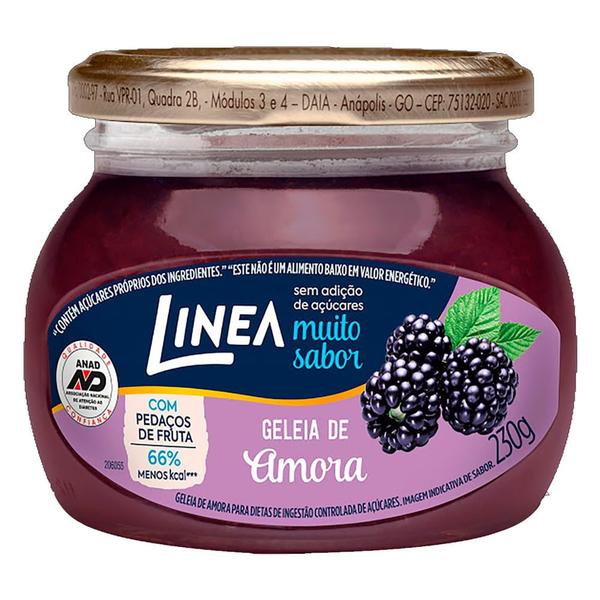 Imagem de Geleia de Amora Linea Sucralose Zero Açúcar com 230g